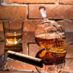 Karafka Czaszka - szklana