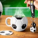 Piłkarski Kubek z podstawką + brelok