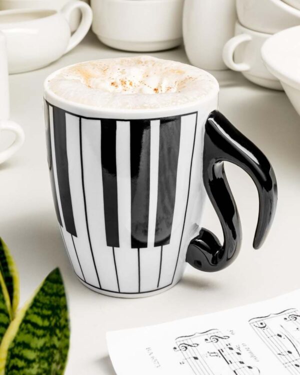 Kubek muzyka Klawisze