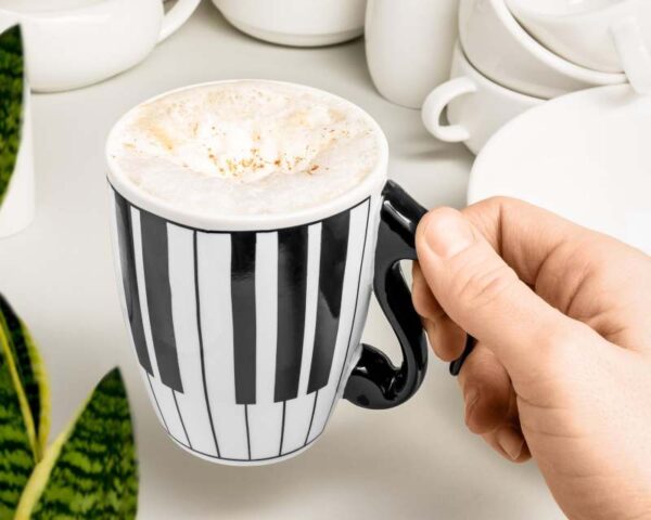 Kubek muzyka Klawisze