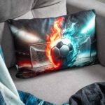 Piłkarski koc i poduszka